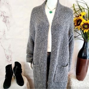 Bloomingdales Renee C. super soft fuzzy knit duster cardigan